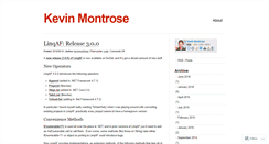 Desktop Screenshot of kevinmontrose.com